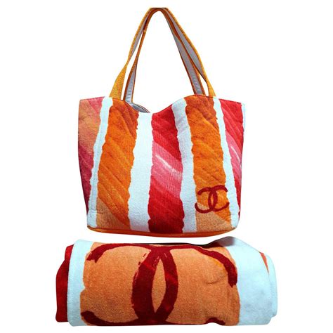 chanel seashell bag|chanel beach bag with towel.